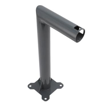 Imagem de Kit de Montagem na Internet por Satélite, Suporte Profissional de Telhado Resistente à Prova de Intempéries Com Hardware para V2 Cinza, Inclui Adaptador de Montagem Em, 4