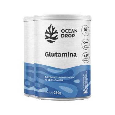 Imagem de Kit 2 Glutamina em Pó Ocean Drop Vegano 250g