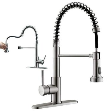 Imagem de Torneira Goumert Cozinha Monocomando Misturador Agua Quente Fria Mesa 