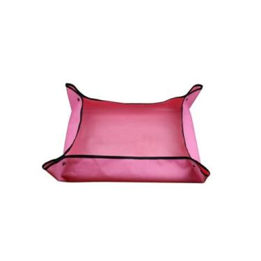 Imagem de Spotact Tapete de transplante de plantas, Oxford, dobrável, para replantar, grande, portátil, suculenta, cacto, bonsai, bandeja de envasamento, presente para amantes de jardinagem de plantas (rosa