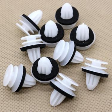 Imagem de DZMZL Clipes de painel de acabamento de porta rebite com selador 000-991-01-98 0009910198 serve para Mercedes Benz C250 C300 C350 C63 E63 GLA250 GLA45 GLK250 GLK350 Qtde 10