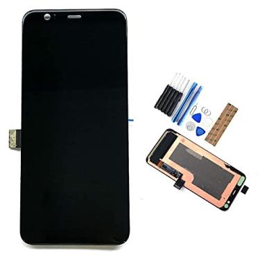 Imagem de FainWan Kit de ferramentas de reparo de reposição para montagem de digitalizador de tela LCD sensível ao toque compatível com Google Pixel 4 G020I 14.5 cm