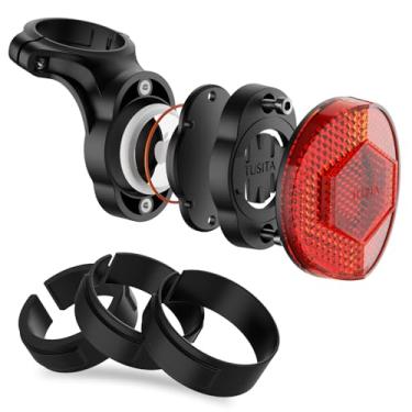 Imagem de TUSITA Suporte para bicicleta AirTag, suporte de selim oculto compatível com Airtags Apple e Garmin Varia, suporte refletor de bicicleta com rastreador GPS antifurto