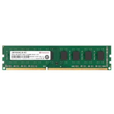 Imagem de Transcend Módulo de memória de desktop JetRam 4 GB 240-Pin DDR3 DIMM 1600 MHz (PC3-12800) JM1600KLN-4G