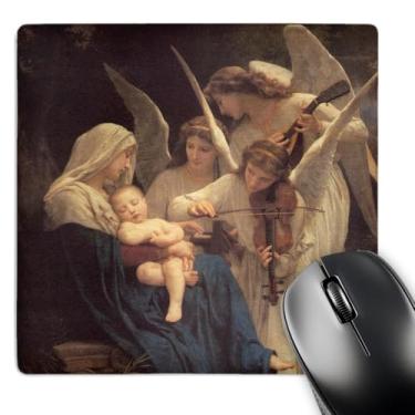 Imagem de 3dRose Mouse pad vintage Bouguereau Song of The Angels (mp_108568_1)