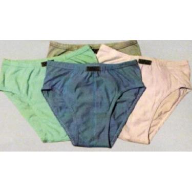 Imagem de Kit 9 Cuecas Lisas Juvenil ( tam 14 ) 100% Algodão - REF. 060 - Manuel