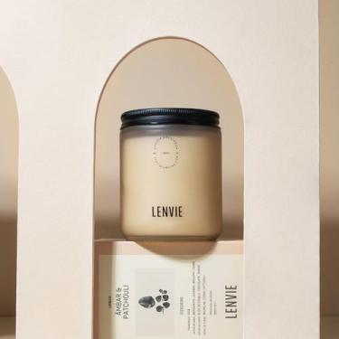 Imagem de Vela perfumada Ambar Patchouli 190 gramas Lenvie