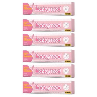 Imagem de Kit C6 Pomada para Assaduras Babymed Rosa 45g  Cimed