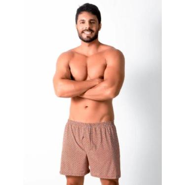 Imagem de Kit Até 5 Cuecas Samba Canção Masculina Tecido Leve e Macio - Não tem,