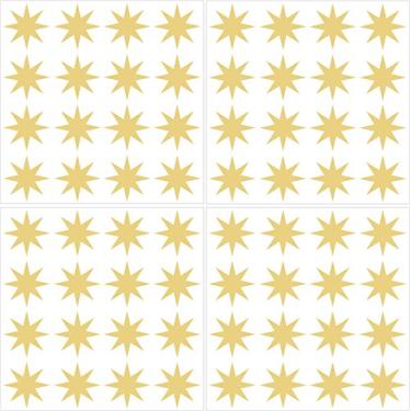 Imagem de WallPops WPK2666 Adesivo de parede com corações dourados metálicos