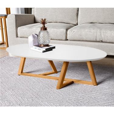 Imagem de Mesa De Centro Jasper Branco Amêndoa