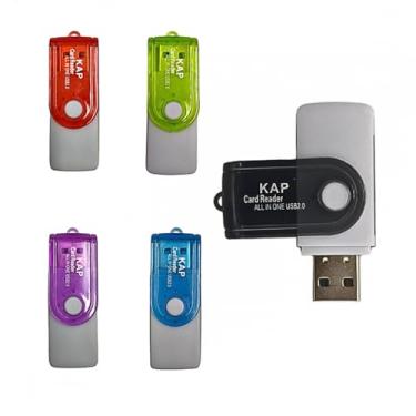 Imagem de Leitor De Cartão De Memória compatível 32 tipos diferentes de cartões Universal