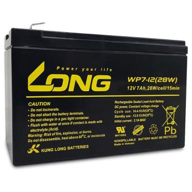 Imagem de Bateria Selada Para Nobreak Long, 12v 7ah - Wp7-12(28w)