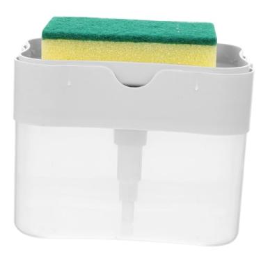 Imagem de Luxshiny 1Conjunto Sabonete com Esponja Prático Acessório de Cozinha Sabão Líquido e Lava Louças Uso Casa Restaurantes e Escritórios