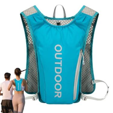 Imagem de Mochila Hydration Pack, mochila de hidratação | 5l Hydration Hydration Mackpacks,Tiras leves, respiráveis ​​e ajustáveis ​​bolsa de ciclismo para homens, mulheres e maratonistas