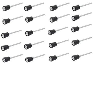 Imagem de Kit 20 Pinos De Carga Preto Engate Com Imã Para Pesos Academia