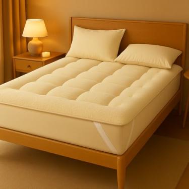 Imagem de Pillow Top Sherpa Conforto Extra Macio Para Inverno Rigoroso (King Size)