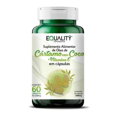 Imagem de Óleo de Cártamo e Coco 1400mg Pote 60 Cápsulas - Equality Suplementos