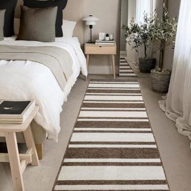 Imagem de 1 Tapete Quarto Beira Cama Antiderrapante 66x200 Oa Dt Rg Bg - IDEALIZ