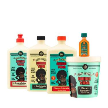 Imagem de Kit Lola Meu Cacho Minha Vida Shampoo + Condicionador + Mascara + Cpp 