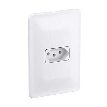Imagem de Tomada Pial Legrand Zeffia - 2P+T - 10A - Branco - 680110