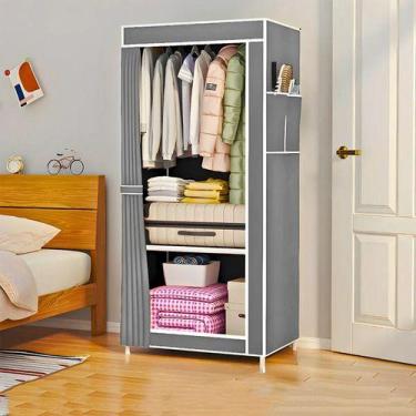 Imagem de Guarda Roupa Closet Dobrável Organizador com Capa de Tecido - Genérico