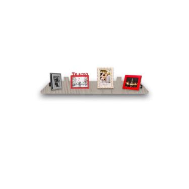 Imagem de Prateleira Simples 70x15 cm Com Suporte Em Mdf Madeirado