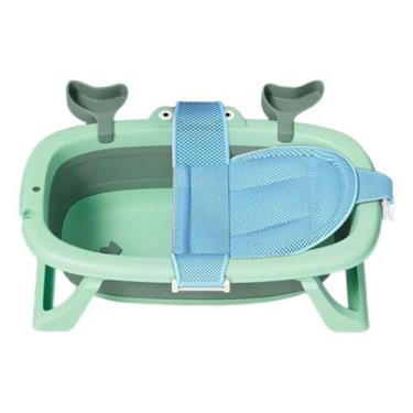 Imagem de Banheira De Bebê Dobrável Com Rede Que Estrutura E Segura - Tibaby, Az