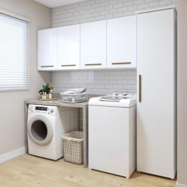 Imagem de Lavanderia Modulada 1 Armário Multiuso e Armário Aéreo Guarulhos - Kai