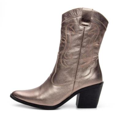 Imagem de Western caline dourado envelhecido com ziper - Tarcila Ramos, 34