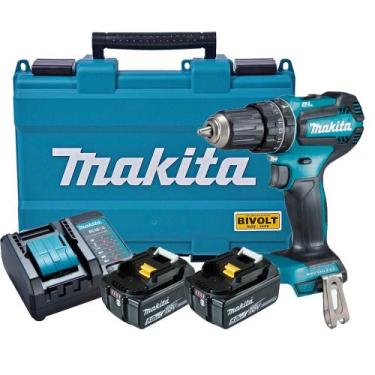 Imagem de Parafusadeira Furad 18V DHP485Z 2 Baterias 5Ah Maleta Makita