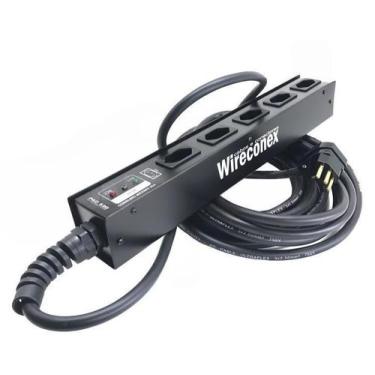 Imagem de Extensão Wireconex 10M 5 Tomadas Bivolt Led 110/220V