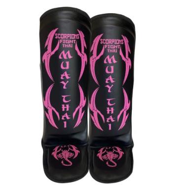 Imagem de Caneleira Muay Thai Luta Kickboxing boxe Protetor De Canela Sparring T