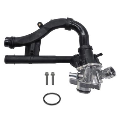 Imagem de AMCC Conjunto de caixa de termostato de alumínio atualizado compatível com Mercedes-Benz M274 W205 S205 C205 V205 W213 C180 C200 E200 GLC200 GLE350 SLC200 CLS260 GLK200 Substitui: 27420000 115,2