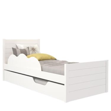 Imagem de Bicama Elza Branco Com Proteção E Colchões Light D33 - Permóbili Baby Branco