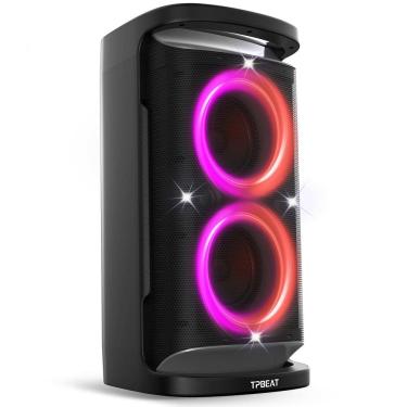 Imagem de Alto-falante Bluetooth QxbJoy portátil de 160 W com bateria de subwoofer de 15 h