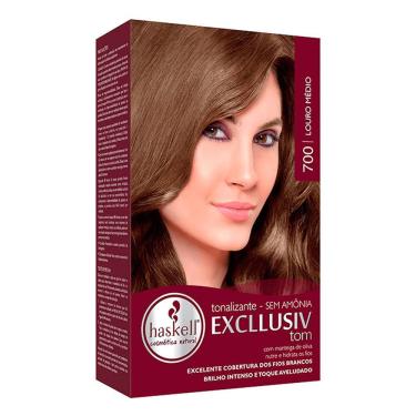Imagem de Tonalizante Haskell Excllusiv Tom 700 Louro Médio