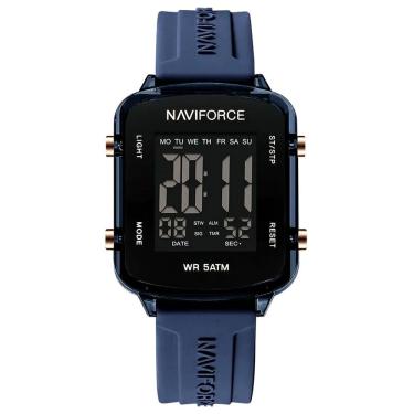 Imagem de Relógio Unissex Digital Esportivo Á prova D´agua Pulseria Silicone Tela Display LCD Casual