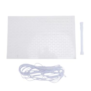 Imagem de Aqur2020 Folhas Skimmer Net, Kit de Guarda de Skimmer de Piscina Com Haste Telescópica de Corda de 10m para Piscinas de Piscinas de ou Acima do
