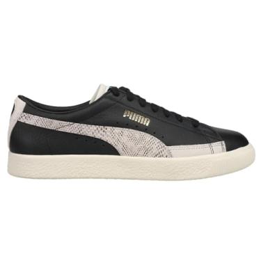 Imagem de PUMA Select Men's Basket Vintage Snake Sneaker, Puma Black/Marshmallow, 8 Medium US