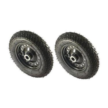 Imagem de KIT 2 UN RODA PNEUM. AJAX 3.25-8 - 2L - ROLAM. 1" CH 1,2mm