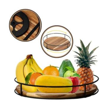 Imagem de Bandeja Giratoria Fruteira Bancada Redonda Para Servir - Member's Mark