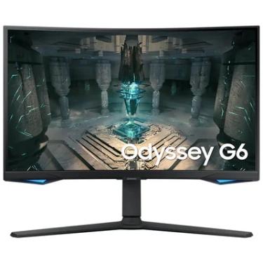 Imagem de Monitor Gamer Samsung Odyssey G6, 27p, Tela Curva, 240Hz, Tizen, Freesync, Gaming Hub, Smart Hub, Preto