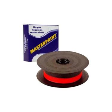 Imagem de Fita Compativel com Olivetti para Maquina de Escrever Preta/Vermelha 1