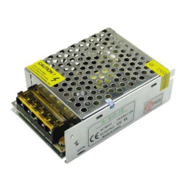 Imagem de Fonte de Alimentação 12V 5A Bivolt Chaveada CFTV TipoColmeia - Leboss