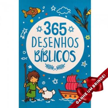 Imagem de Livro 365 Desenhos Bíblicos Pé da Letra Crianças Infantil Evangélico F