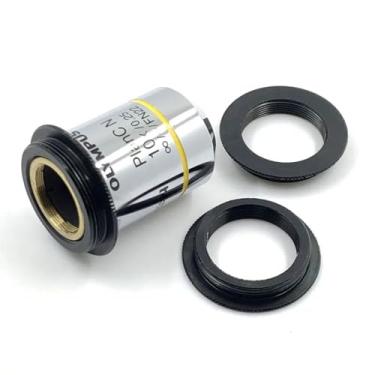 Imagem de Anel de lente objetiva de microscópio RMS-C RMS Rosca para C Anel adaptador para lente de microscópio M20 M25 (1 peça RMS para C)