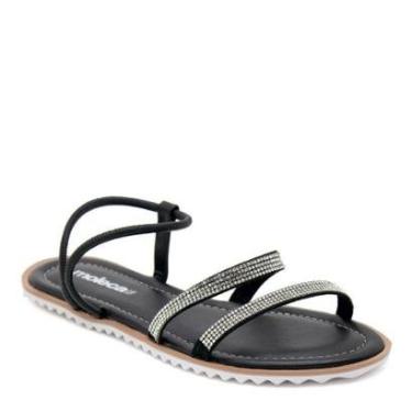 Imagem de Sandália Rasteira Feminina Moleca 5464.110 Preta-Feminino