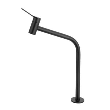 Imagem de Torneira para Lavatório de Bancada com 1/4 de Volta 1203 linha Australis Preto Fosco Meber