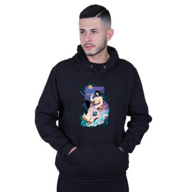 Imagem de Moletom agasalho unissex Inosuke Hashibira Demon Slayer - Lafre, Preto